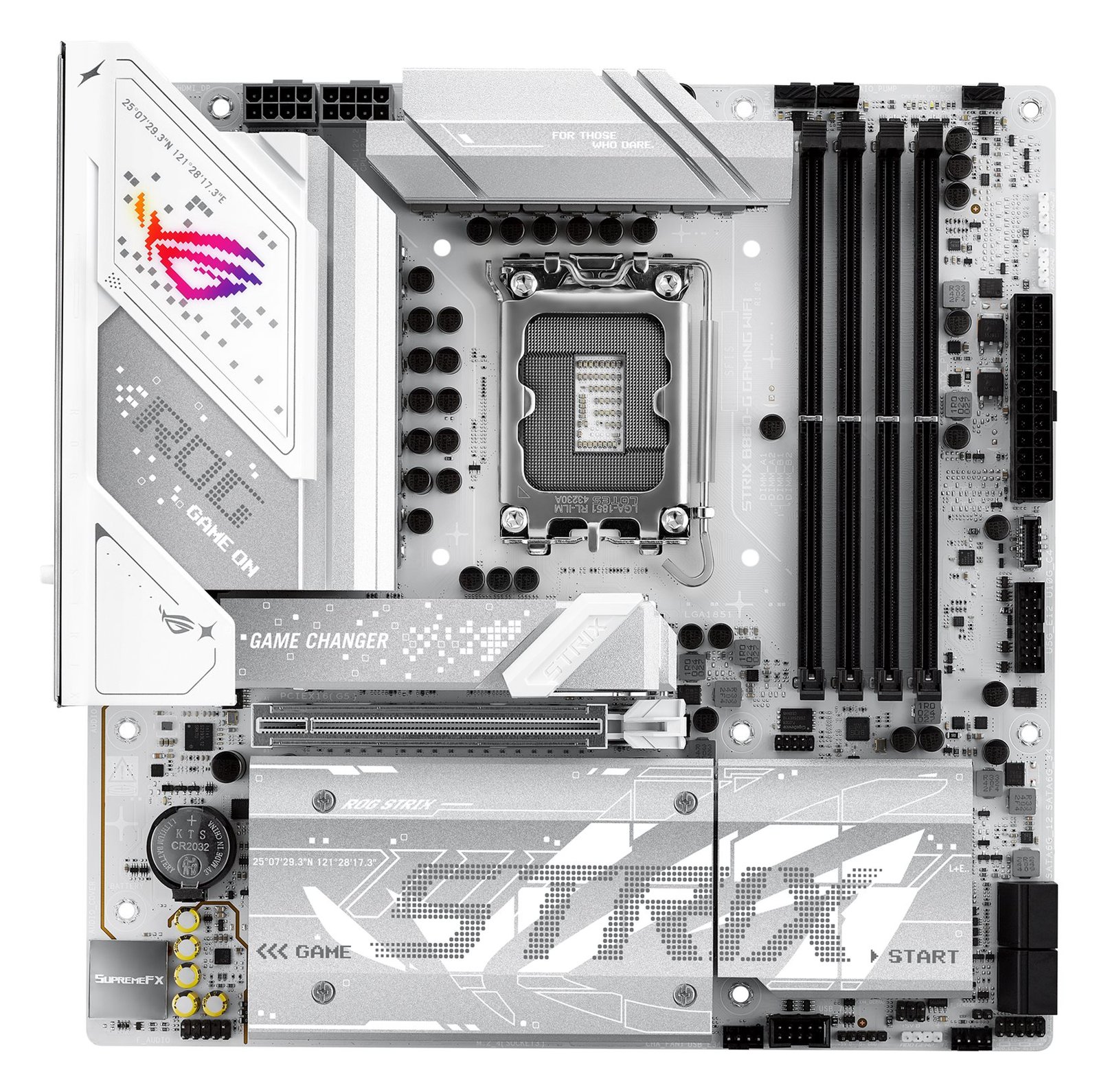 ASUS ROG STRIX B860-G GAMING WIFI - Motherboard - micro ATX - LGA1851-Sockel - B860 - Onboard-Grafik(CPU erforderlich)