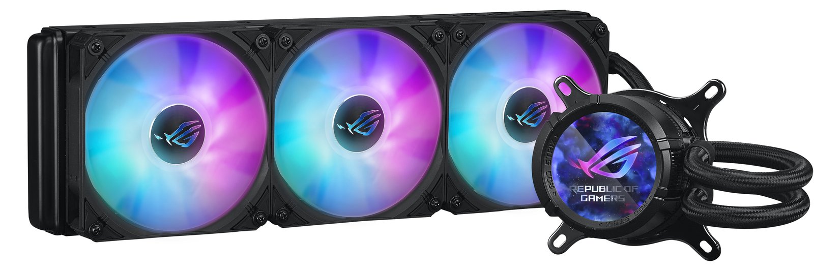 ASUS ROG STRIX LC III 360 ARGB LCD - Prozessor-Flüssigkeitskühlsystem - (für: AM4, LGA1200, LGA1700, AM5, LGA115x)