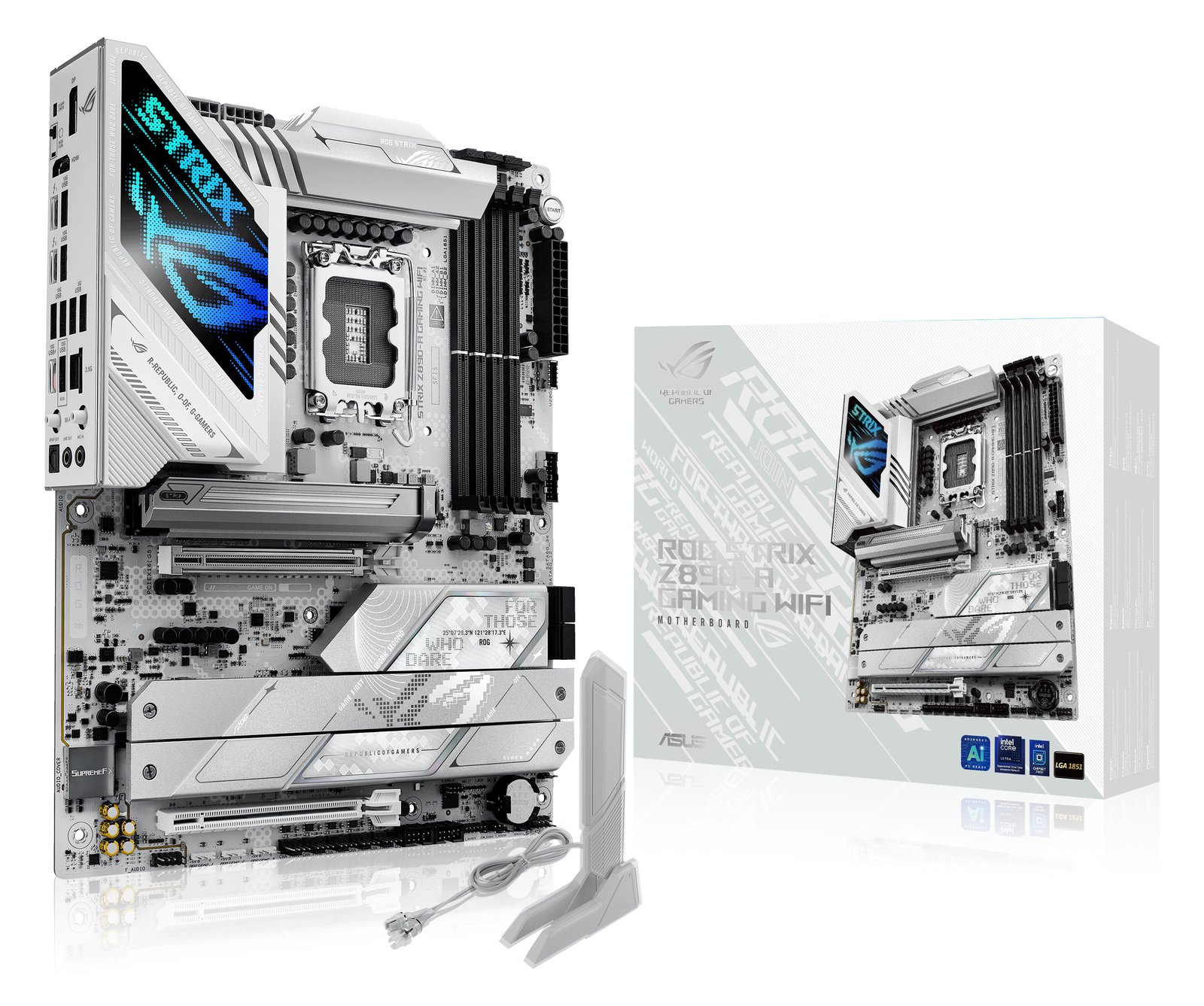 ASUS ROG STRIX Z890-A GAMING WIFI - Motherboard - ATX - LGA1851-Sockel - Z890 Chipsatz - USB-C 3.2 Gen 2x2
