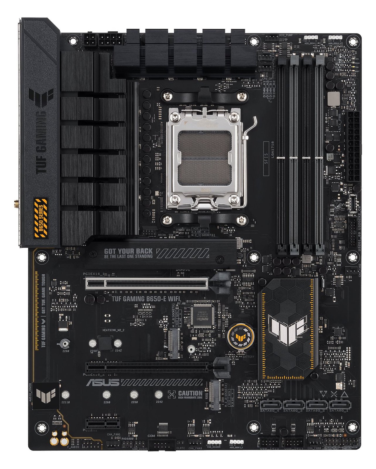 ASUS TUF GAMING B650-E WIFI - Motherboard - ATX - Socket AM5 - AMD B650 Chipsatz - USB-C Gen2, USB 3.1 Gen 2