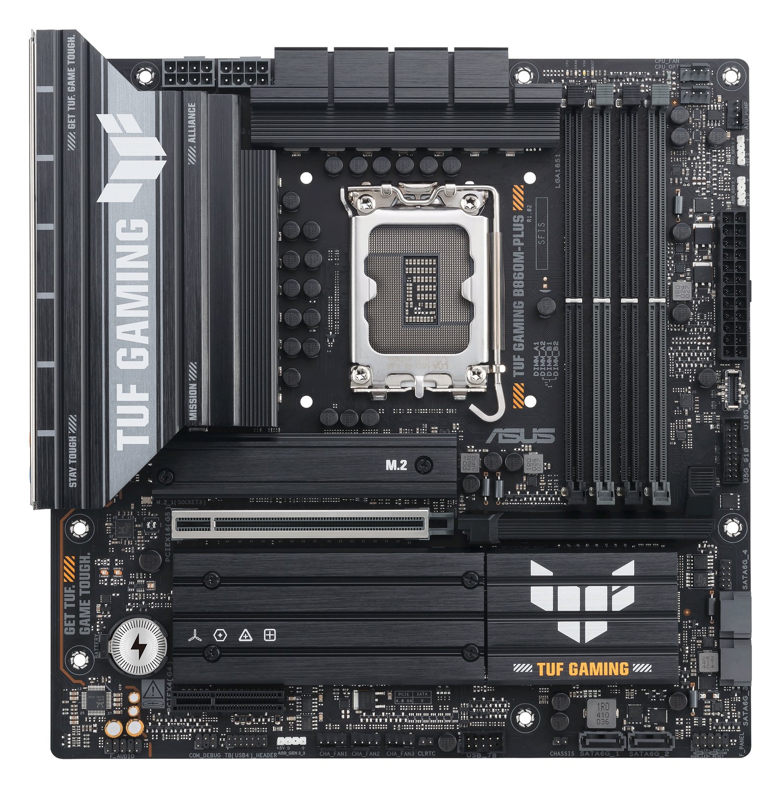 ASUS TUF GAMING B860M-PLUS - Motherboard - micro ATX - LGA1851-Sockel - B860 Chipsatz - Onboard-Grafik(CPU erforderlich)