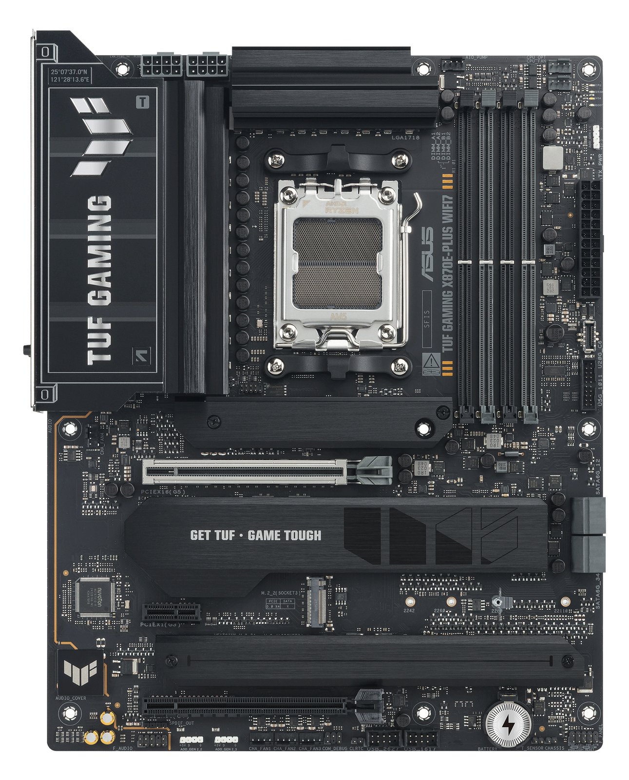 ASUS TUF GAMING X870E-PLUS WIFI7 - Motherboard - ATX - Socket AM5 - AMD X870E Chipsatz - 2.5 Gigabit LAN, Bluetooth