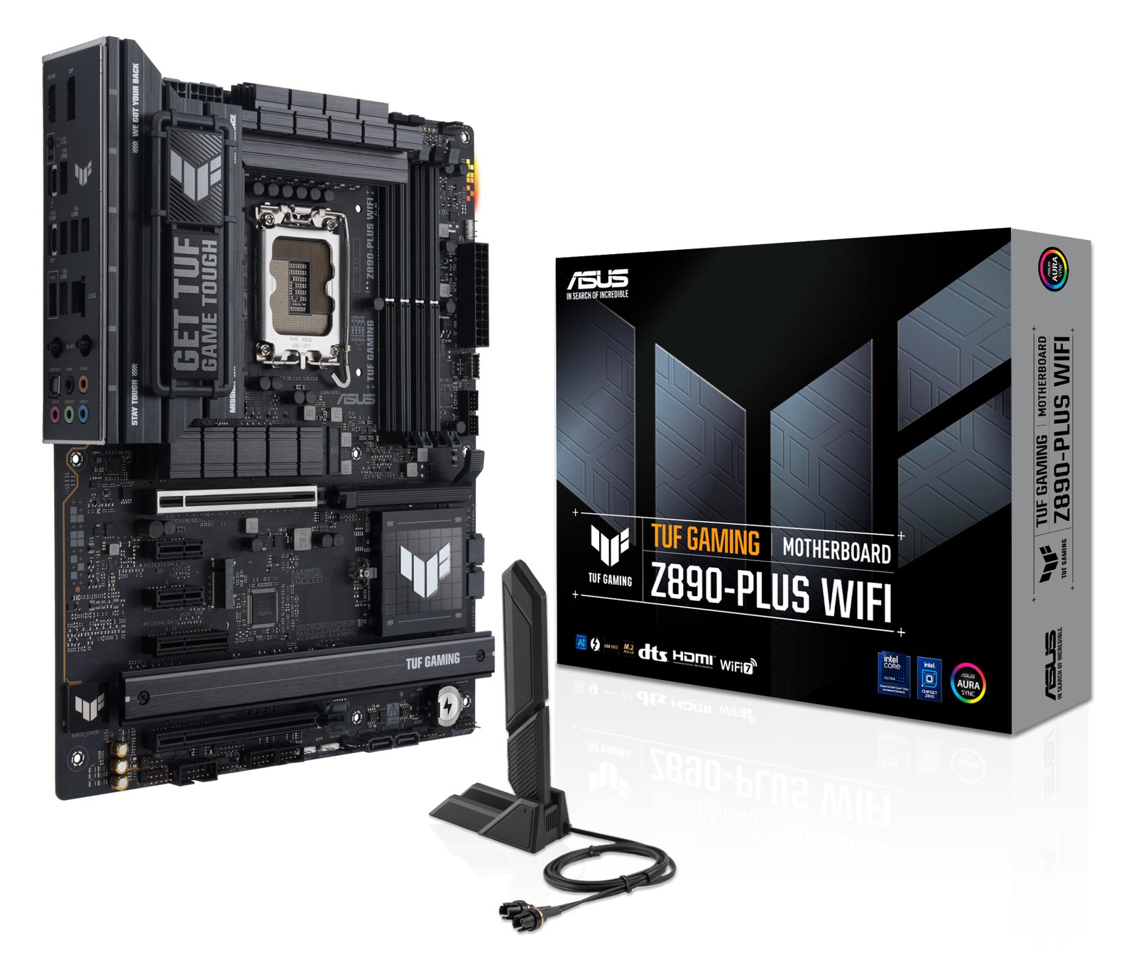 ASUS TUF GAMING Z890-PLUS WIFI - Motherboard - ATX - LGA1851-Sockel - Z890 Chipsatz - USB4, USB-C 3.2 Gen 2x2