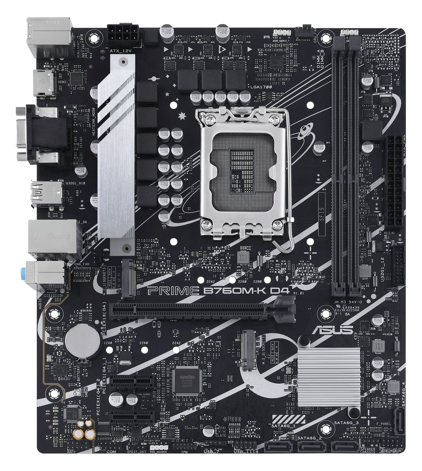 ASUS PRIME B760M-K D4 - Motherboard - micro ATX - LGA1700-Sockel - B760 Chipsatz