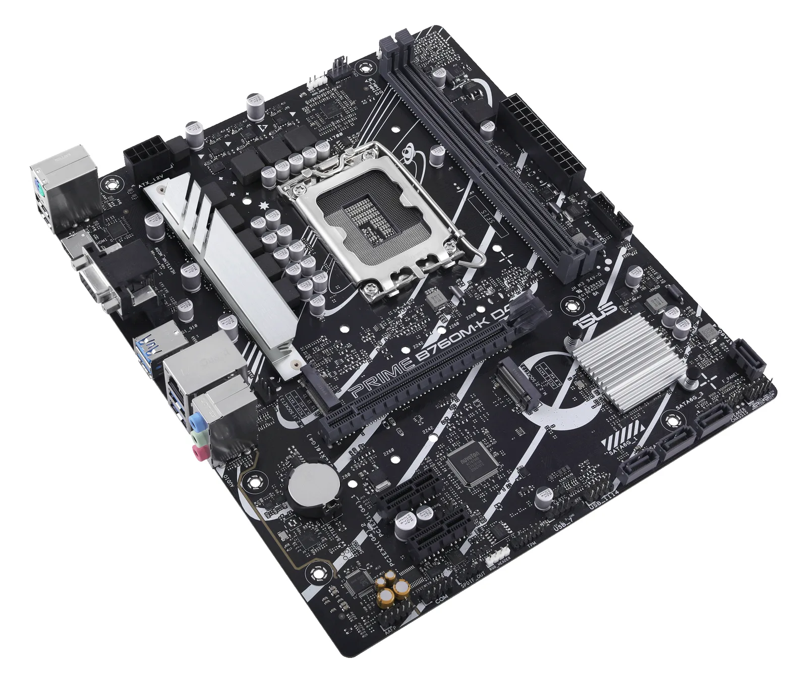 ASUS PRIME B760M-K D4 - Motherboard - micro ATX - LGA1700-Sockel - B760 Chipsatz, Ansicht 7