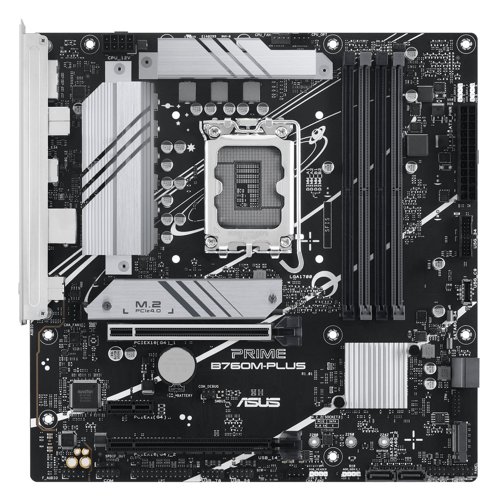ASUS PRIME B760M-PLUS - Motherboard - micro ATX - LGA1700-Sockel - B760 Chipsatz