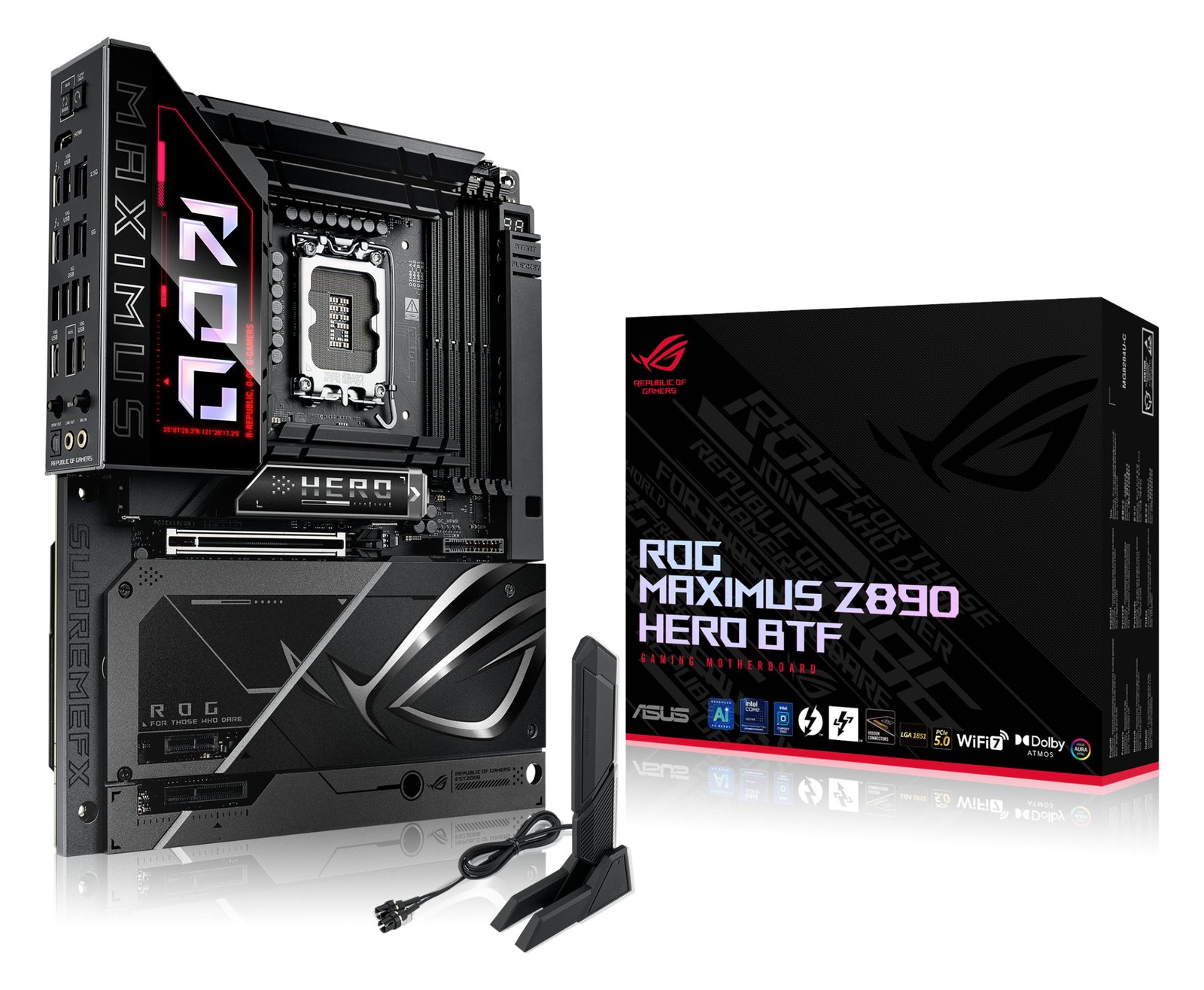 ASUS ROG MAXIMUS Z890 HERO BTF - Motherboard - ATX - LGA1851-Sockel - Z890 Chipsatz