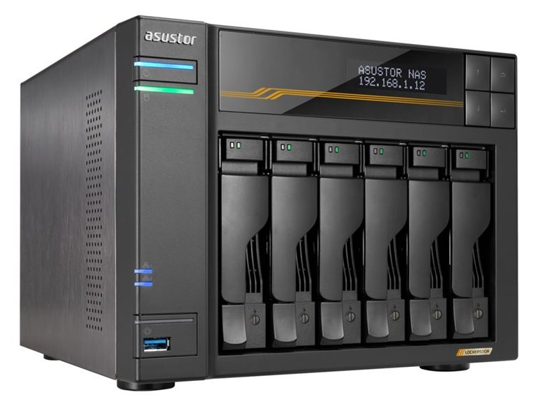Asustor Lockerstor 6 Gen3 AS6806T 6-Bay - Storage Server - NAS