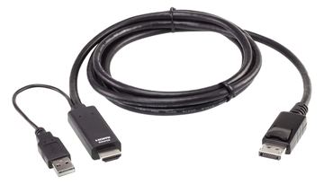 ATEN 2L-7D02HDP - Adapterkabel - HDMI männlich zu USB (nur Strom) von LumaTech