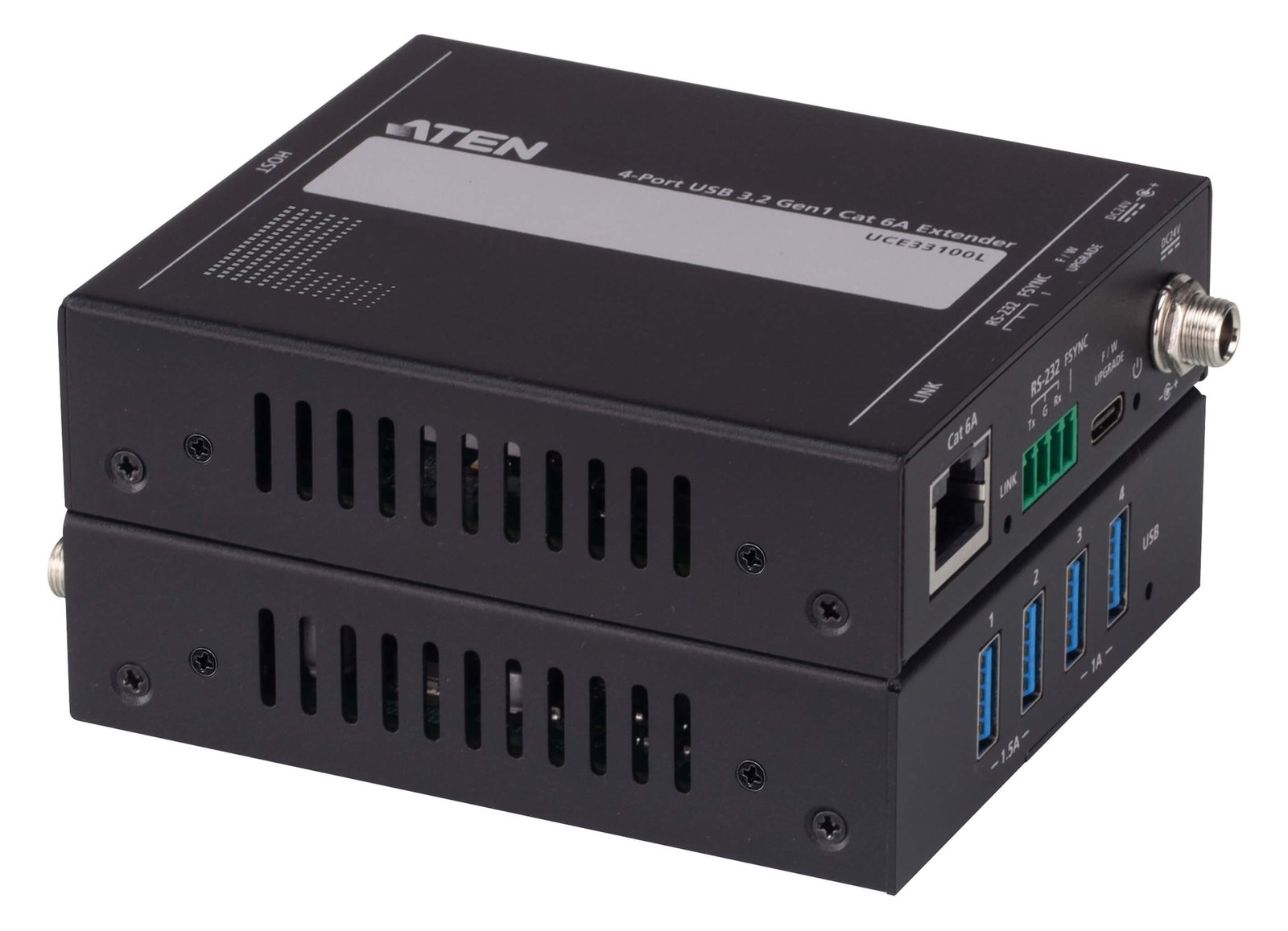 ATEN 4-Port USB 3.0 Gen 1 Cat 6A Extender - Digital/Daten - Netzwerk