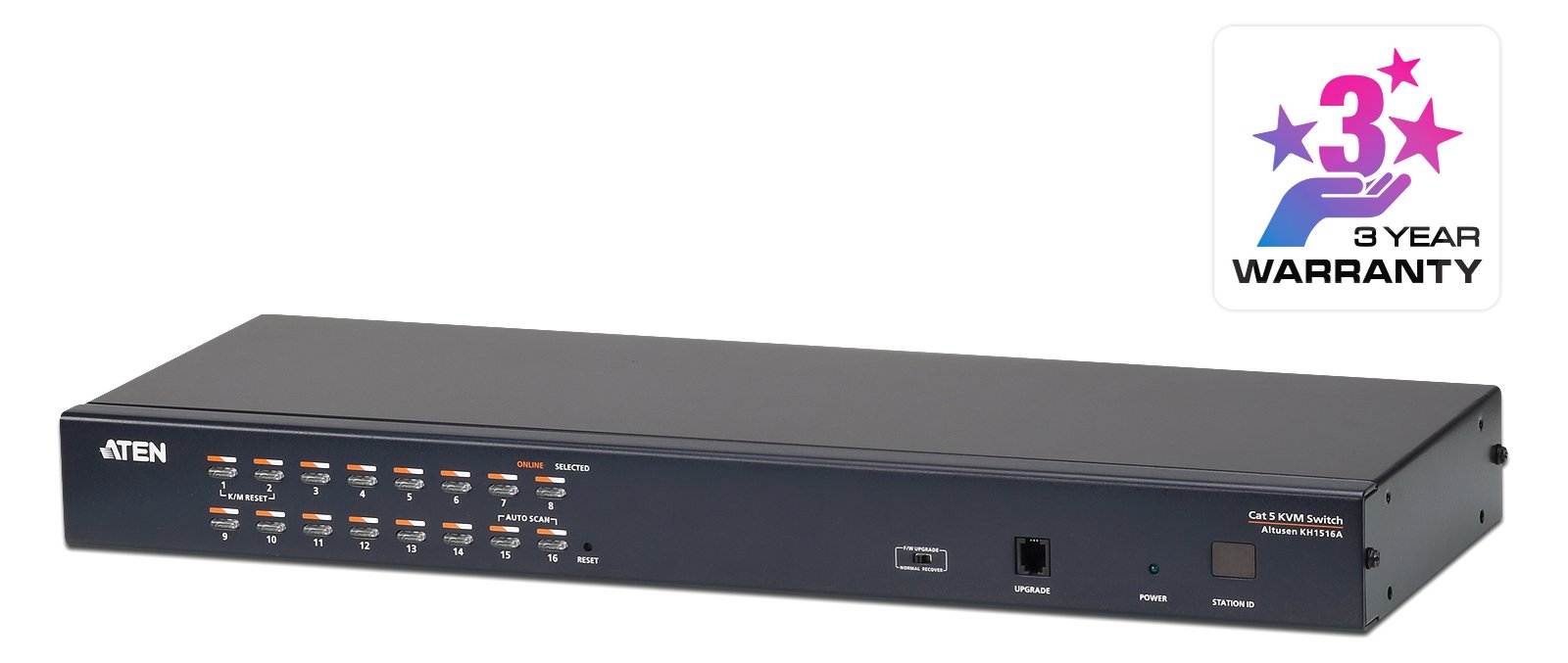 ATEN ALTUSEN KH1516A - KVM-Switch - CAT5 - 16 x KVM port(s)