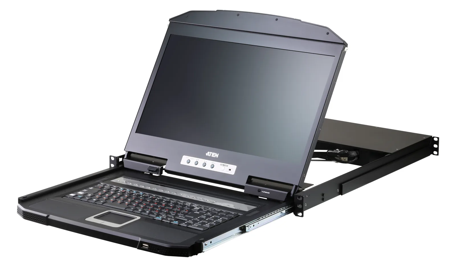ATEN CL3116NX FR KVM-Switch 16-Port 18.5-LCD-Konsole PS/2-USB VGA, Ansicht 2