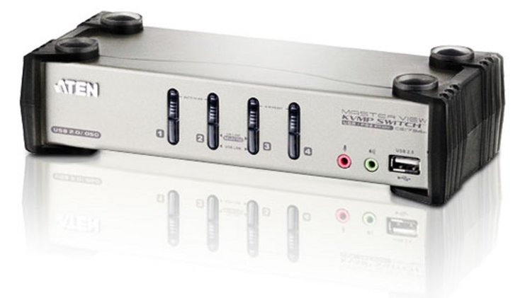 ATEN CS1734B - KVM-/Audio-/USB-Switch - 4 x KVM/Audio/USB