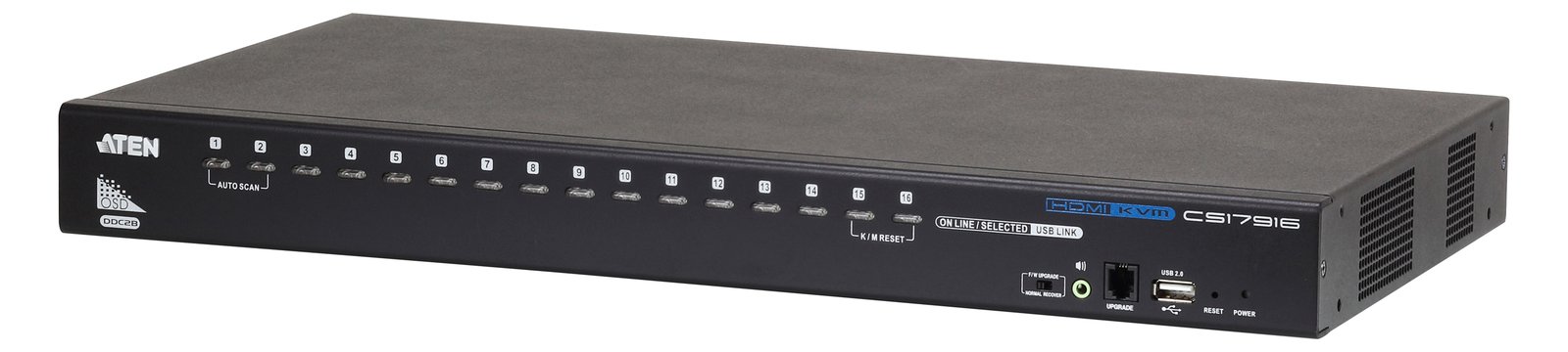 ATEN CS17916 - KVM-/Audio-/USB-Switch - 16 x KVM/Audio/USB