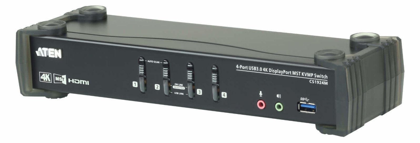 ATEN CS1924M KVMP Switch - KVM-/Audio-/USB-Switch