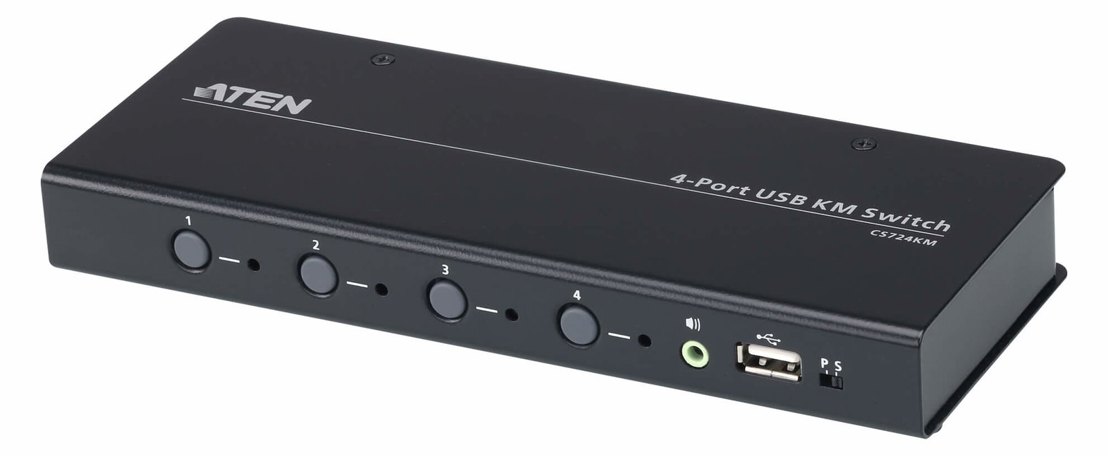 ATEN CS724KM USB Boundless KM Switch - Schalter Tastatur/Maus/USB/Audio