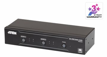 ATEN VanCryst VM0202H 2x2 4K HDMI Matrix - Video/Audio-Schalter von LumaTech