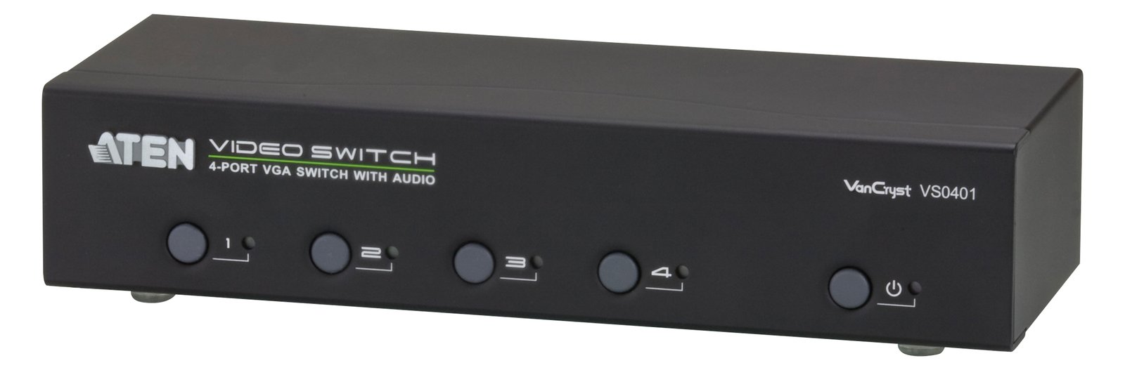 ATEN VanCryst VS0401 - Video/Audio-Schalter - 4 x VGA/Audio