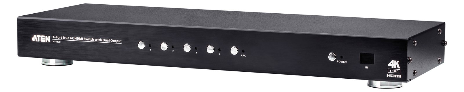 ATEN VS482B - Video/Audio-Schalter - 4 x HDMI