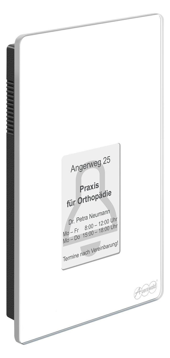 Auerswald TFS-Dialog 400 - Zugriffskontroll-Terminal mit Fingerabdruck-Lesegerät - Weiß