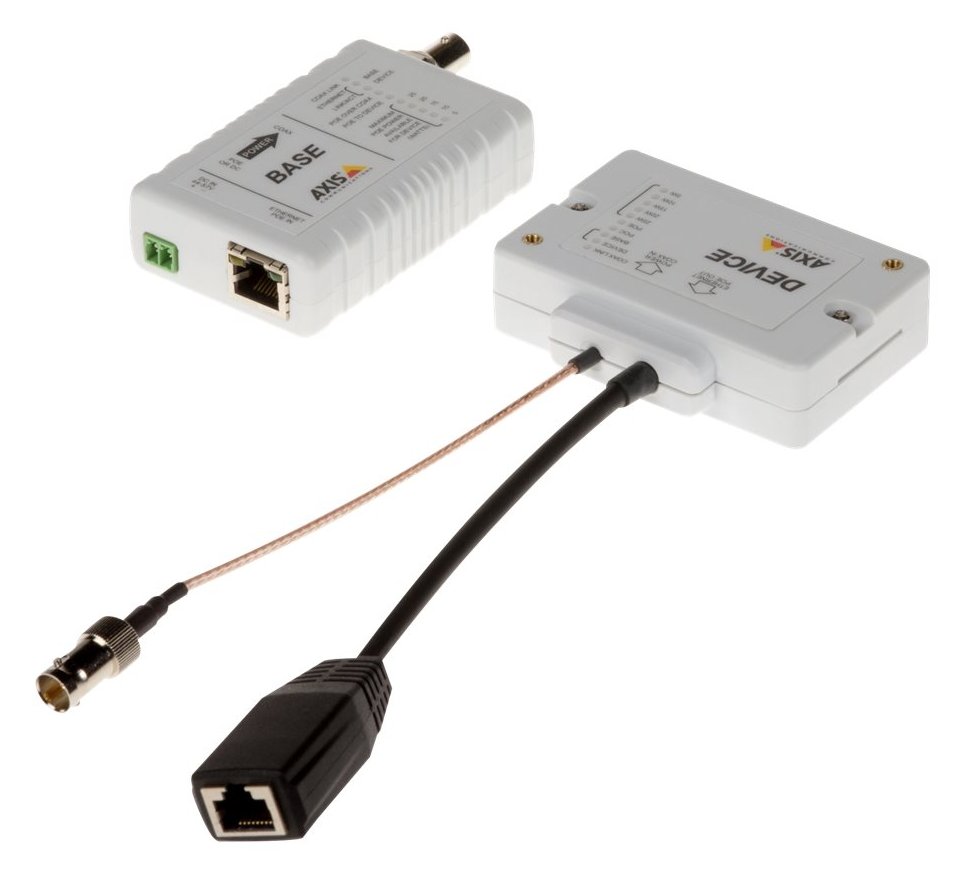 Axis T8645 PoE+ Over Coax Compact - Kit - Medienkonverter