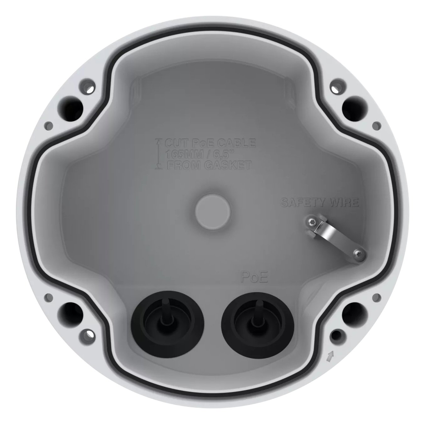 Axis TP1602-E - Hintere Box für Kamera-Kabelkanal
