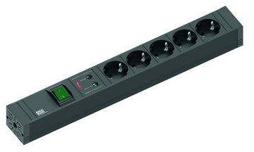 Bachmann CONNECT LINE - Stromverteilungseinheit - Ausgangsanschlüsse: 5 (CEE 7/3) von LumaTech