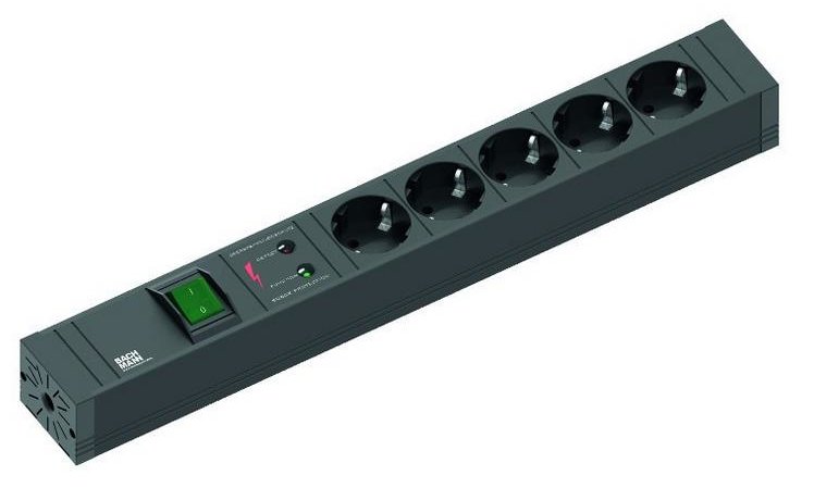 Bachmann CONNECT LINE - Stromverteilungseinheit - Ausgangsanschlüsse: 5 (CEE 7/3)