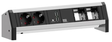 Bachmann DESK 1 - Steckdosenleiste - Wechselstrom 230 V von LumaTech
