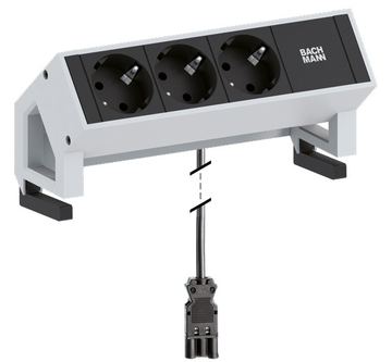 Bachmann DESK 2 - Steckdosenleiste - Eingabe, Eingang GST18 von LumaTech