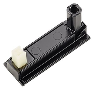 Bachmann Desk2 Klebesockel RAL9005 schwarz von LumaTech