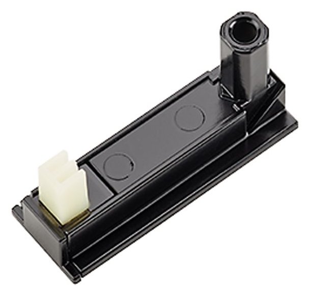 Bachmann Desk2 Klebesockel RAL9005 schwarz