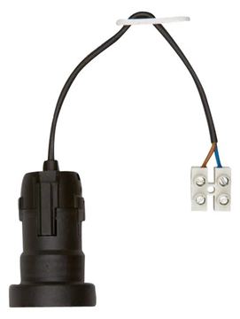 Bachmann Glühbirnenfassung - E27 - Schwarz von LumaTech