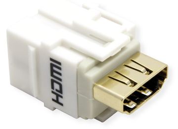 Bachmann HDMI 2.0 Keystone918.0411Modul Buchse/Buchse weiss von LumaTech