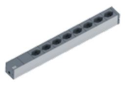 Bachmann IT PDU Basic - Steckdosenleiste (Rack - einbaufähig) von LumaTech