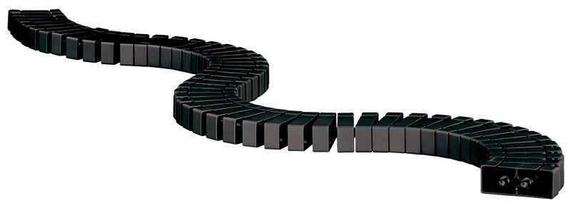Bachmann KABELSCHLANGE FLEX II - Flexible Kabelleitung - Schwarz