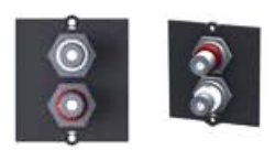 Bachmann Modulares Faceplate-Snap-In - RCA X 2