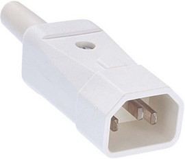 Bachmann Netzanschluss - IEC 60320 C14 - weiß von LumaTech