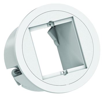 Bachmann PIX 1xCM RAL9010926.310Zierring in Edelstahl-Optik von LumaTech