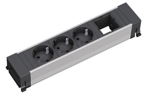 Bachmann POWER FRAME - Größe M - Steckdosenleiste - Wechselstrom 250 V - Eingabe, Eingang GST18i3
