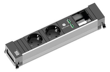 Bachmann POWER FRAME - Größe M - Steckdosenleiste - Wechselstrom 250 V - Eingabe, Eingang GST18i3 - Ausgangsanschlüsse von LumaTech