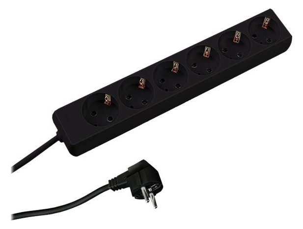 Bachmann SELLY - Steckdosenleiste - Ausgangsanschlüsse: 6 (6 x Spannung)