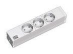 Bachmann Steckdosenleiste (Rack - einbaufähig) - Ausgangsanschlüsse: 3 - 1U - 25.4 cm (10)