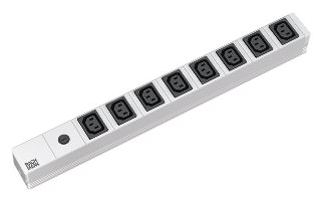 Bachmann Steckdosenleiste (Rack - einbaufähig) - Ausgangsanschlüsse: 8 (IEC 60320) von LumaTech