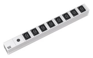 Bachmann Steckdosenleiste (Rack - einbaufähig) - Ausgangsanschlüsse: 8 (IEC 60320)