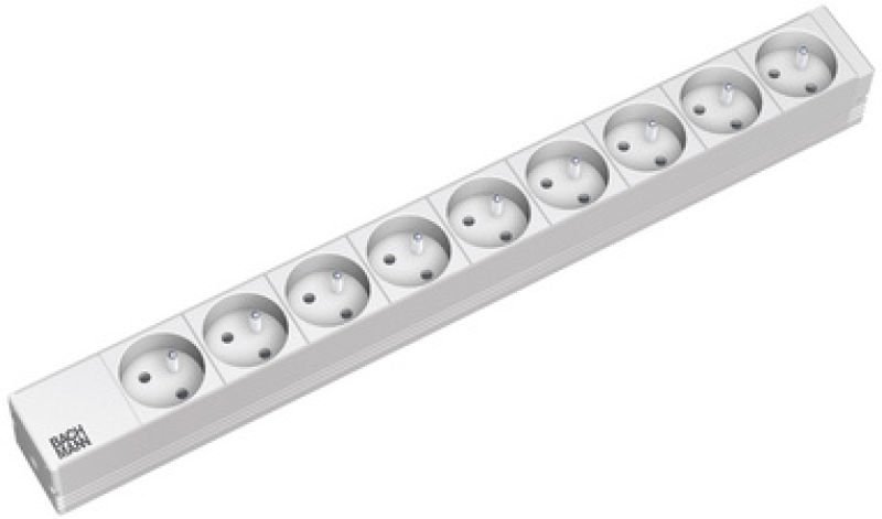 Bachmann Steckdosenleiste (Rack - einbaufähig) - Ausgangsanschlüsse: 9 (Stromversorgung)