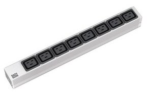 Bachmann Steckdosenleiste (Rack - einbaufähig) - Eingabe, Eingang IEC 60320 C20 - Ausgangsanschlüsse: 8 (IEC 60320 C19)