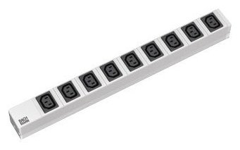 Bachmann Steckdosenleiste (Rack - einbaufähig) - Eingabe, Eingang IEC 60320 C20 - Ausgangsanschlüsse: 9