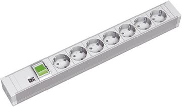 Bachmann Steckdosenleiste (Rack - einbaufähig) - Wechselstrom 230 V - Ausgangsanschlüsse: 7 - 1U - 48.3 cm (19) von LumaTech