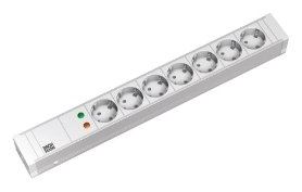 Bachmann Steckdosenleiste (Rack - einbaufähig) - Wechselstrom 230 V - Ausgangsanschlüsse: 7 (CEE 7/4) von LumaTech